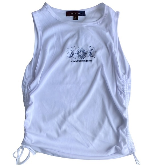 NWT Faded Rose Sun & Moon Graphic‎ Tank - Junior Small - Picture 1 of 4